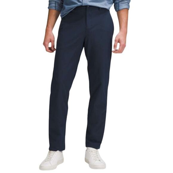 Lululemon Men's ABC Classic Fit Trouser Pant Size 38 Classic Navy 30" Inseam - Picture 1 of 6